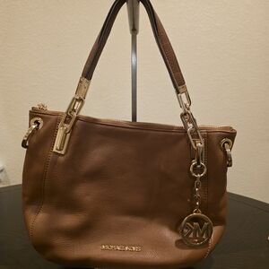 Michael Kors Small Brooke Bag w/Gold Hardware